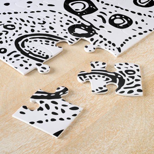 Cellulair ontwerp legpuzzel (Zijkant)