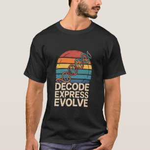 Cellulaire Biologie Retro DNA Wetenschap Moleculai T-shirt