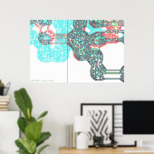 Cellulaire pijplijn poster (Thuiskantoor)