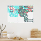 Cellulaire pijplijn poster (Keuken)