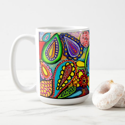 Cellular Art-mok koffie Koffiemok (Met donut)