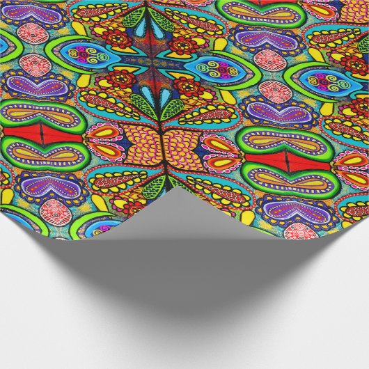 Cellular Art Wrapping Paper Cadeaupapier (Hoek)