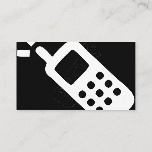 Cellular Phone Accessoires Technology Visitekaartje (Achterkant)