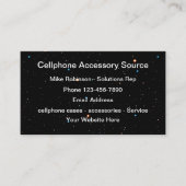 Cellular Phone Accessoires Technology Visitekaartje (Voorkant)