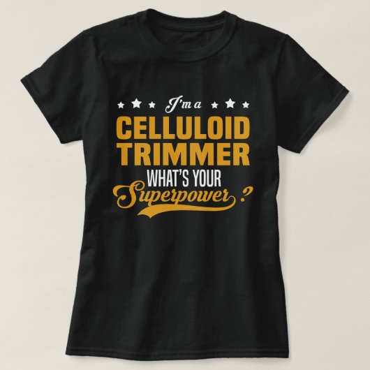 celluloid-trimmer t-shirt (Design voorkant)