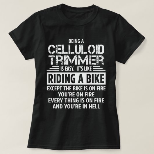 celluloid-trimmer t-shirt (Design voorkant)