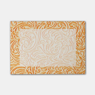 Celosia Oranje  Scrollwork Grafisch Ontwerp Post-it® Notes