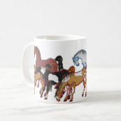 celpaard koffiemok (Voorkant links)