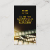 Cels Filmmaker Videograaf - Verticale kaart wissen Visitekaartje (Achterkant)