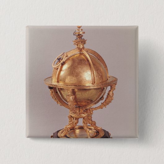 Celsiale bol, c.1580 vierkante button 5,1 cm (Voorkant)