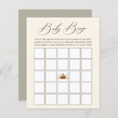 Celsius Beer Theme Baby Bingo Game (Voorkant / Achterkant)