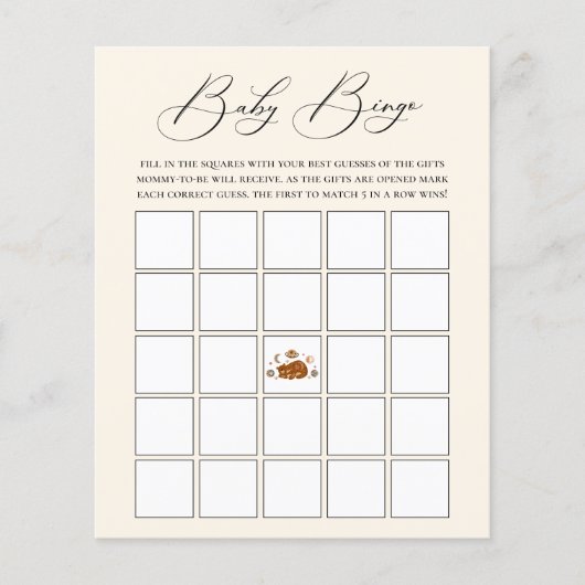 Celsius Beer Theme Baby Bingo Game (Voorkant)