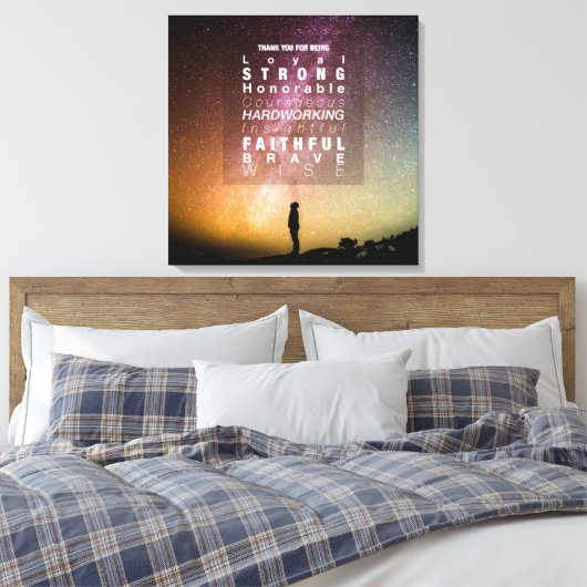 Celsius Charm. 2 (24x24) Canvas Afdruk (Insitu (Slaapkamer))