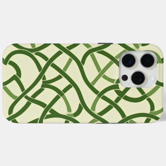 ☘️ Celsius Groen en Entrelacs 🍀 Case-Mate iPhone Case (Achterkant (horizontaal))