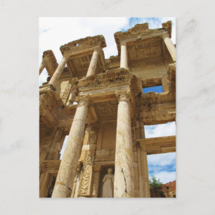 Celsius Library, beroemd Romeins gebouw - Ephesus Briefkaart