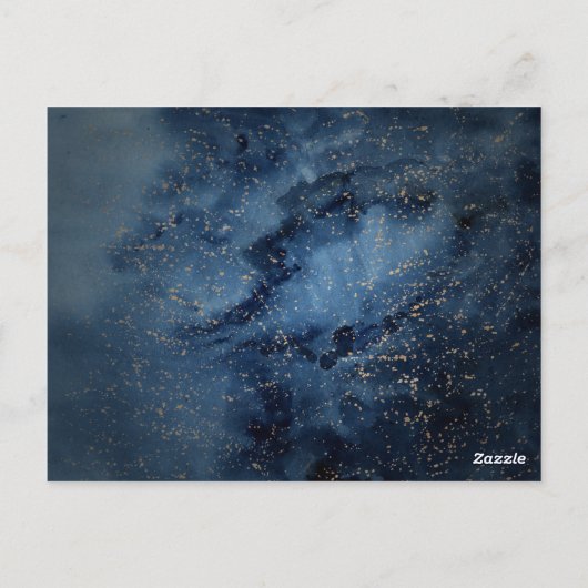 Celsius Night Sky Gold Hartelijk dank voor uw ontv Briefkaart (Achterkant)