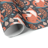 Celsius Nordic Red Fox Pattern All Occasion Cadeaupapier (Rol Hoek)