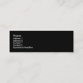 Celsius Transition - Skinny Card Mini Visitekaartje (Achterkant)