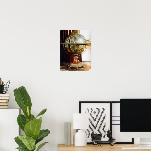 Celsius wereldbol, 1688 poster (Thuiskantoor)