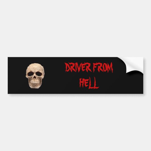 celskop bumpersticker (Voorkant)