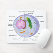 Celstructuurmousepad Muismat (Met muis)