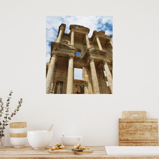 Celsus Library in Ephesus poster (Keuken)