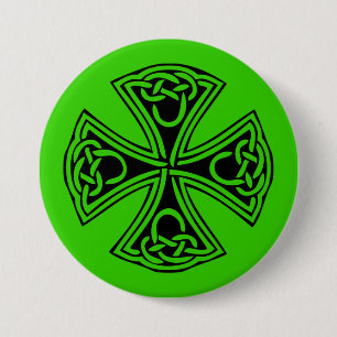 celt_cross ronde button 7,6 cm