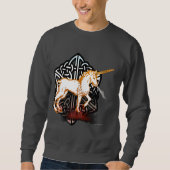 Celt Unicorn Mannen Sweatshirt (Voorkant)