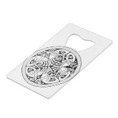 Celtic 1 creditkaart flessenopener (Voorkant Gekanteld)
