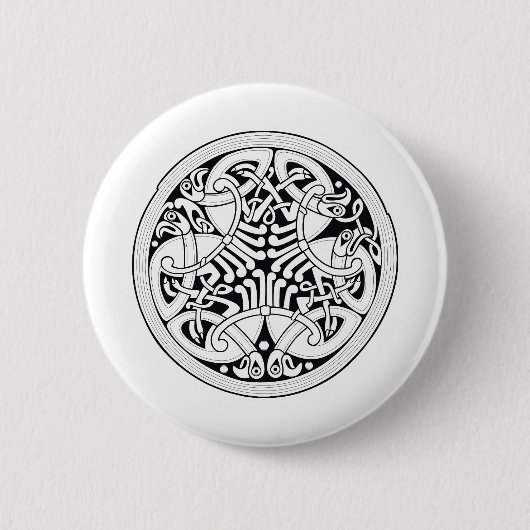 Celtic 1 ronde button 5,7 cm (Voorkant)