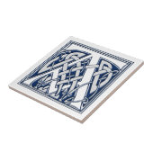Celtic A-monogram Tegeltje (Zijkant)