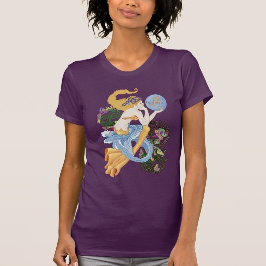 Celtic "A" voor Aquarius Mermaid T-shirt (Voorkant)