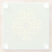 Celtic All-Over-Print Glazen Onderzetter (Achterkant)