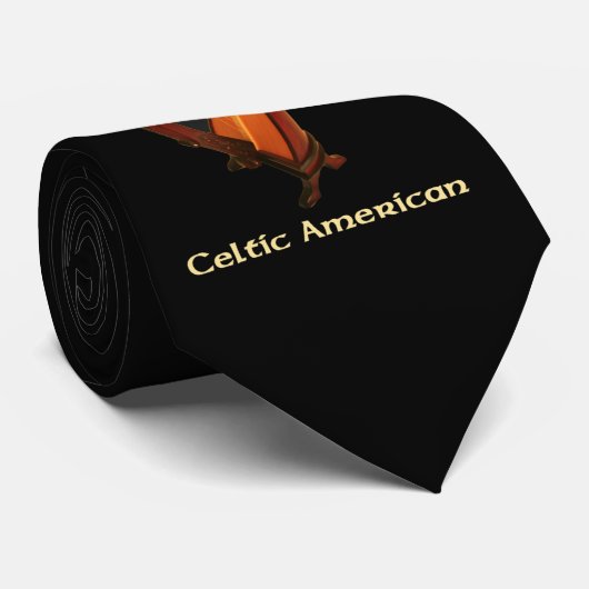 Celtic American Harp Stropdas (Opgerold)