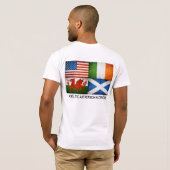 Celtic American Pride T-shirt (Achterkant volledig)