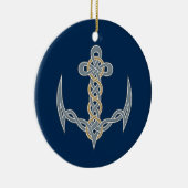 Celtic Anchor 1 Keramisch Ornament (Rechts)