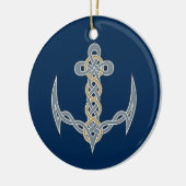 Celtic Anchor 1 Keramisch Ornament (Links)