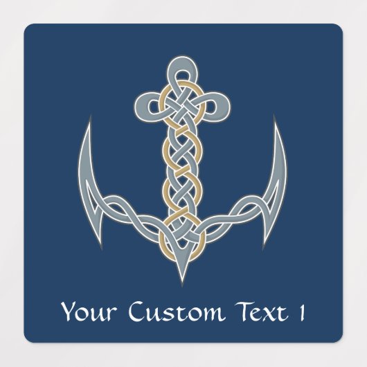 Celtic Anchor 1 Labels (Design 1)