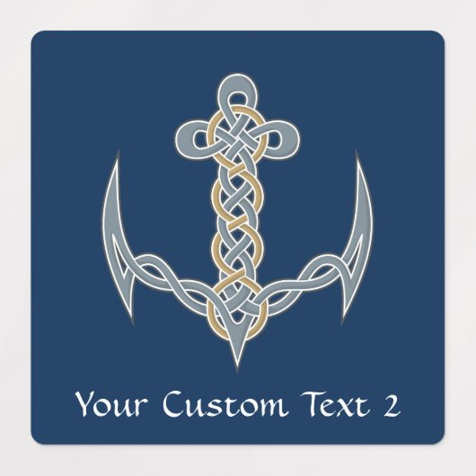 Celtic Anchor 1 Labels (Design 2)