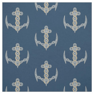 Celtic Anchor 1 patroon Stof