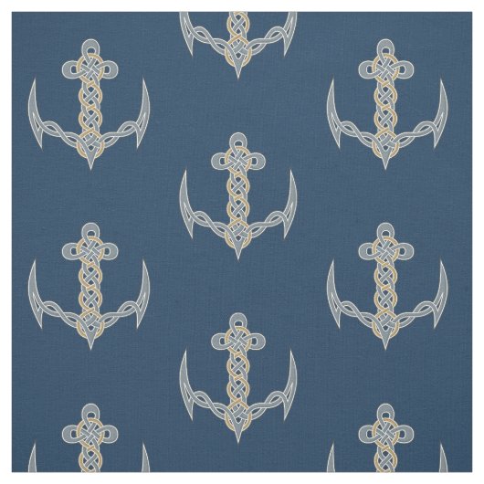Celtic Anchor 1 patroon Stof (Swatch)