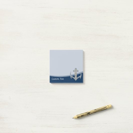 Celtic Anchor 1 Post-it® Notes (Op bureau)
