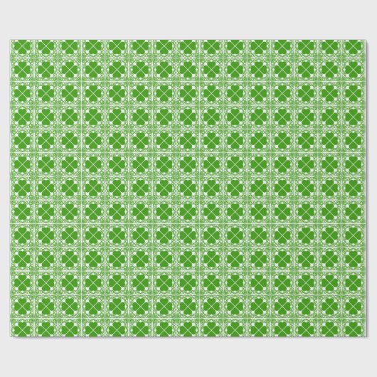 Celtic and Clover Cadeaupapier (Vlak)