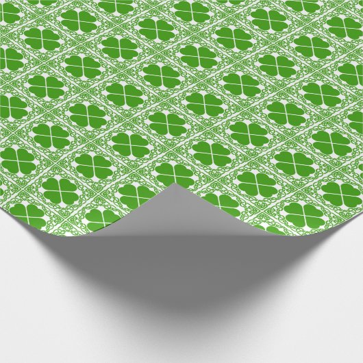 Celtic and Clover Cadeaupapier (Hoek)