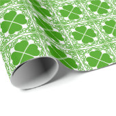 Celtic and Clover Cadeaupapier (Rol Hoek)