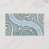 Celtic  Aqua Grunge Effect Old Italiaanse Wall Visitekaartje (Achterkant)