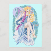 Celtic Aquarius Briefkaart (Voorkant)