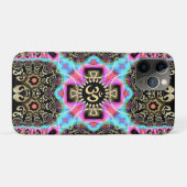 Celtic Arabesque Aum Gold Art Fusion iPhone 4 Case (Achterkant (horizontaal))