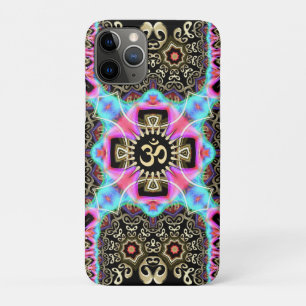 Celtic Arabesque Aum Gold Art Fusion iPhone 4 Case
