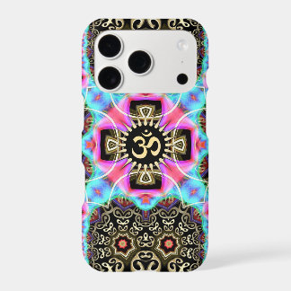 Celtic Arabesque Aum Gold Art Fusion iPhone 4 Case